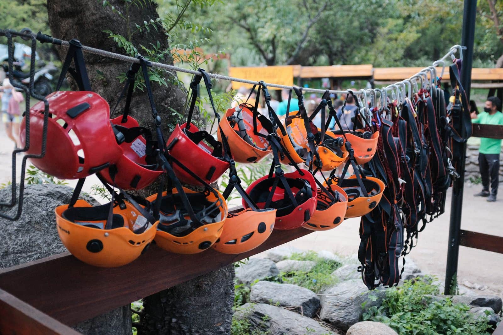 bungee jumping elastik halatı ve bağlantı ekipmanları